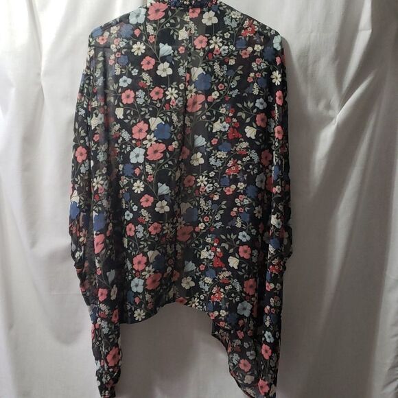 Jessica Simpson. Open Front Floral Kimono. Size OS - Picture 6 of 11